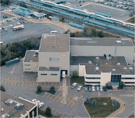 Current Zeton Inc. facility at Oval Court
