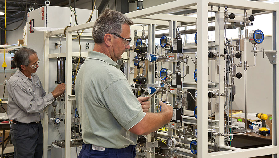 Tubing Installation in a Pilot Plant (Photo Courtesy Of Ryder Photography)